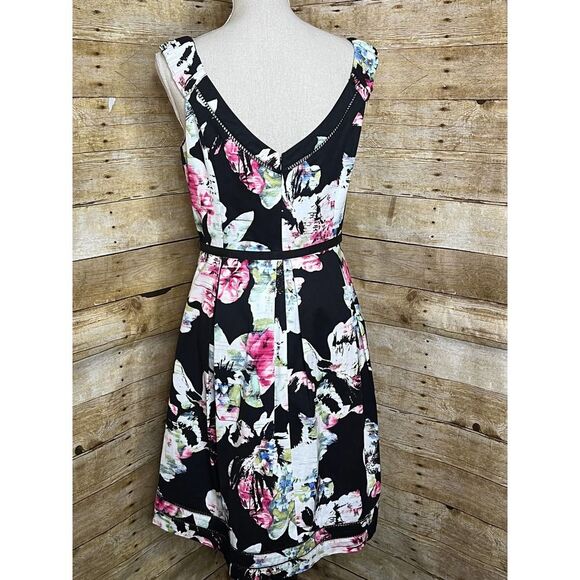 WHBM FLORAL WEDDING GUEST GRADUATION SPECIAL OCCASION PARTY DINNER PARTY DRESS - Picture 3 of 7